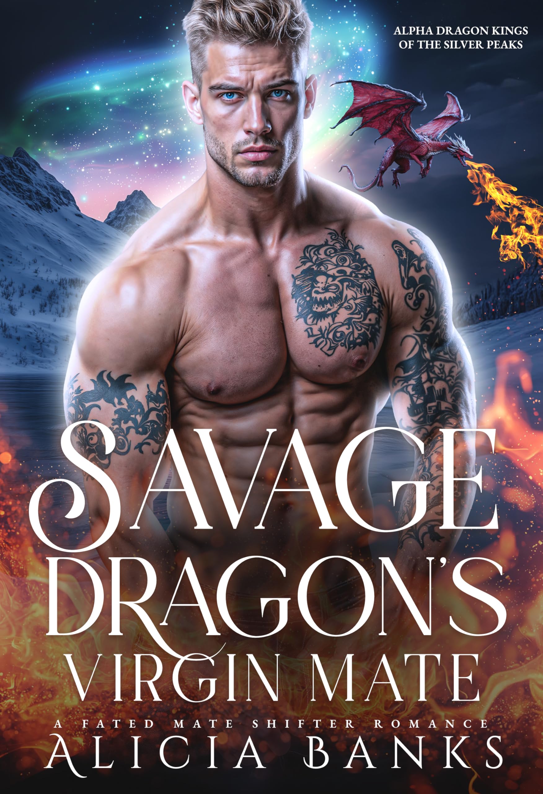 Savage Dragon's Virgin Mate (Alpha Dragon Kings of Silver Peaks Book 2)