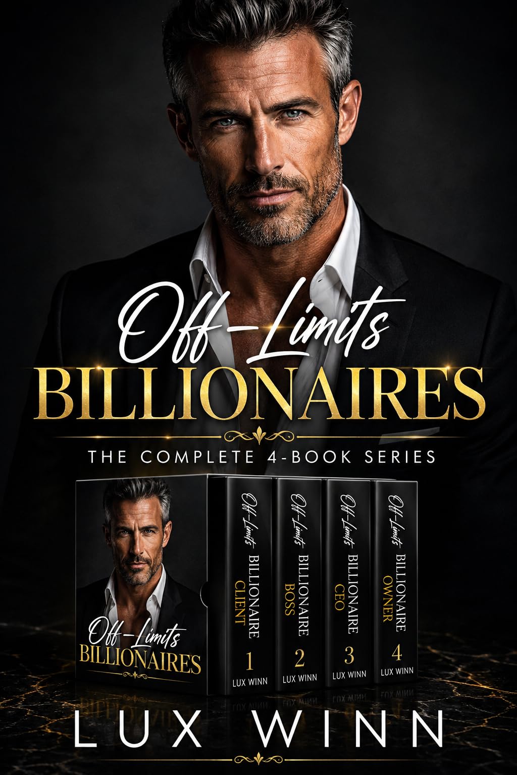 Off-Limits Billionaires: The Complete 4-Book Age-Gap Romance Collection