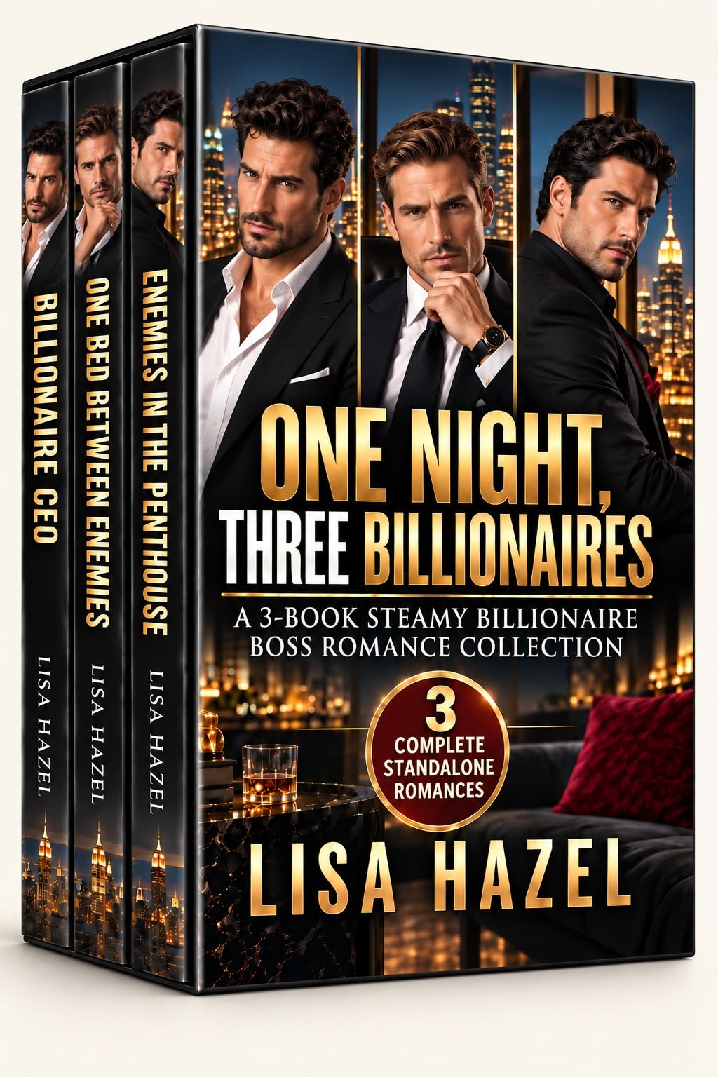One Night, Three Billionaires (Books 1-3)