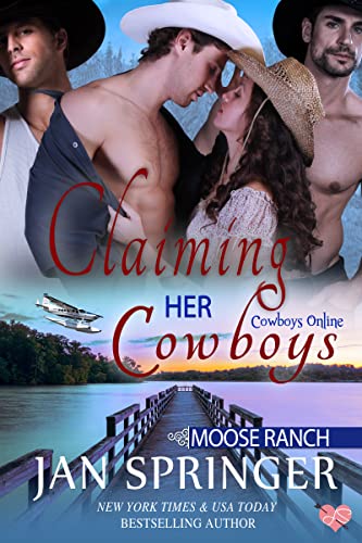 Claiming Her Cowboys (Cowboys Online Book 7)